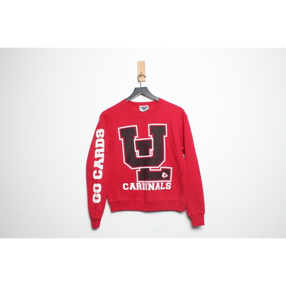 Vintage 90's USA-Made University of Louisville Cardinals Sweatshirt Youth Large